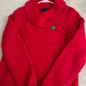 Adrienne Vittadini Red Jacket